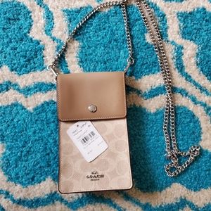 Coach signature colorblock phone crossbody